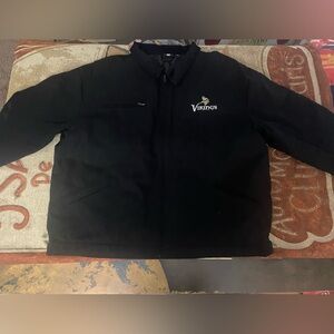 Minnesota Vikings Heavy Canvas/Cotton Coat/Jacket Quilted Lining NFL NEW Size XL